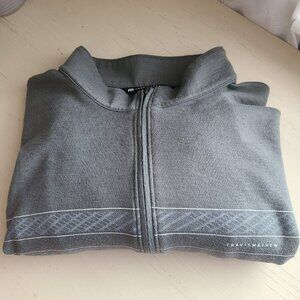 TravisMathew Continent 1/4 Zip Pullover Olive XXL Cotton Blend Golf